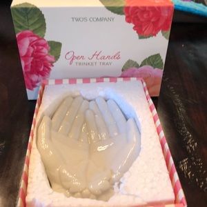 Open Hands trinket tray